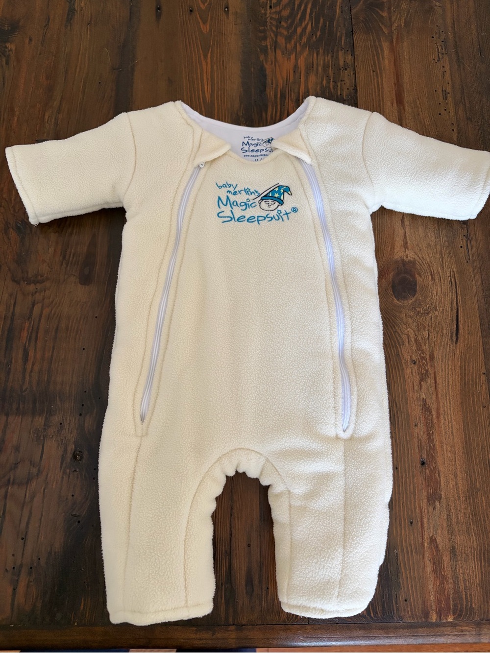 Magic Sleepsuit Cream Fleece Baby One-Piece